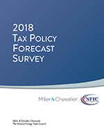 Cover of 2018 Tax Policy Forecast Survey - Click for Report