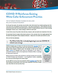 2020 White Collar Enforcement Survey