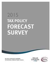 2015 Tax Policy Forecast Survey